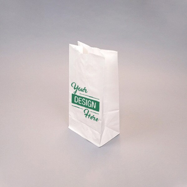 Custom-Printed White Kraft 2-lb Bag